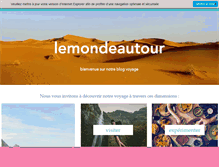 Tablet Screenshot of lemondeautour.com